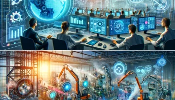 Bild som illustrerar IT och OT